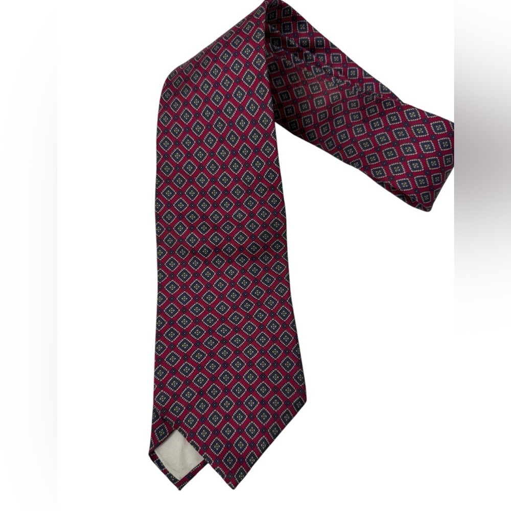 Vintage Oscar De La Renta men’s silk tie 1980s